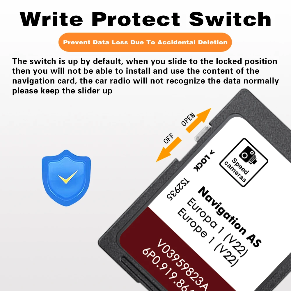 بطاقة SD لخريطة الاتحاد الأوروبي سعة 32 جيجابايت اكتشف وسائل الإعلام Sat Nav لمقعد Alhambra/Arona/Ateca/Ibiza/Leon/Toledo Navi System 2015-2021 MIB2 Sat Nav
