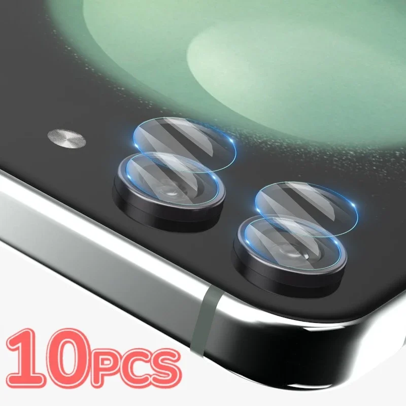 2-10Pcs Camera Lens Tempered Glass Protector For Samsung Galaxy Z Flip 5 Flip5 HD Clear Rear Lens Anti Scratch Protective Film