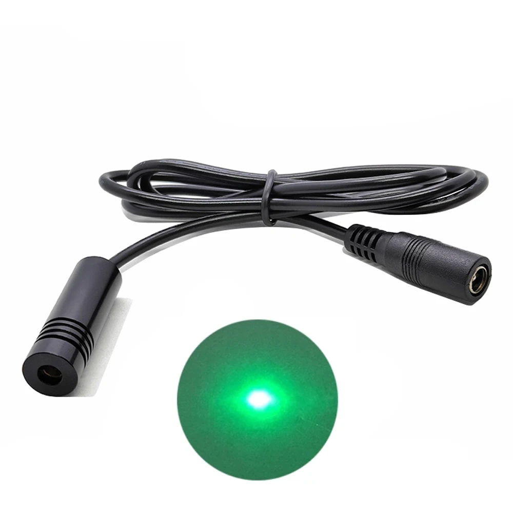 Φ12X40mm 520nm 1mW 5mW 10mW 15mW Green Adjustable Focus  Dot Laser Light Module Positioning Locator
