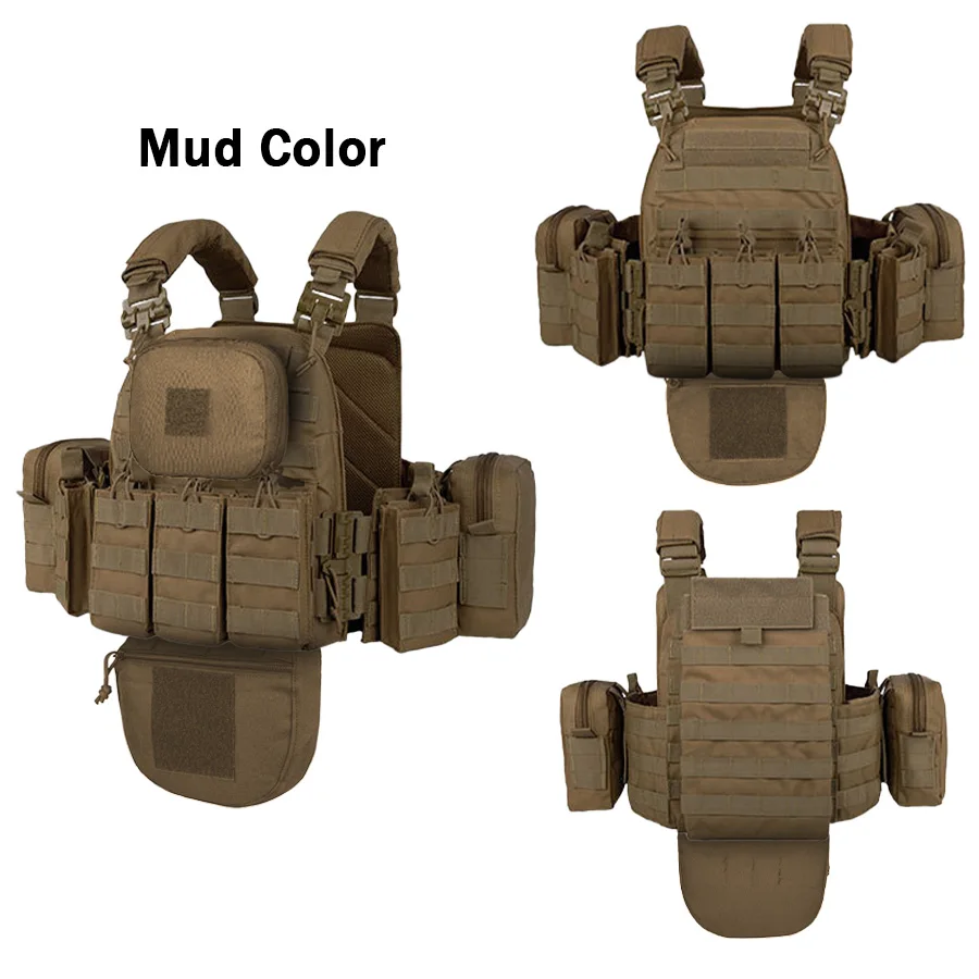 Trainingsvest met snelsluiting Trainingsvest Molle multifunctionele outdoorvestuitrusting