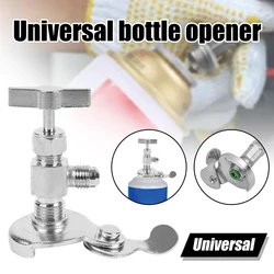 Universal screw valve for Freon cylinders, valve for Freon cylinders 134a R12 R123 gas, nipple with inner thread