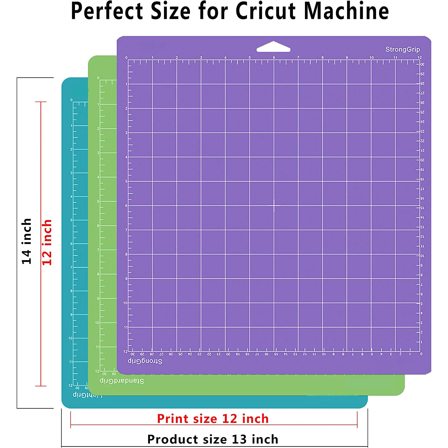 12x12 Zoll Sorten schneide matten für Cricut erkunden Luft 2/Luft/Eins/Hersteller 12x12 Zoll klebrige Schneide matten Ersatz zubehör