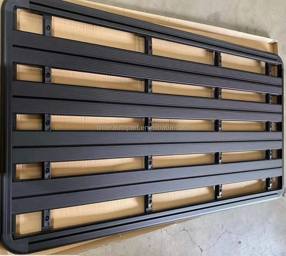 

4Wd Suv Aluminium Car Top Luggage Roof Rack Platform Carrier For Car Offroad Cargo Bike Carrier For Pajero Sport 2020