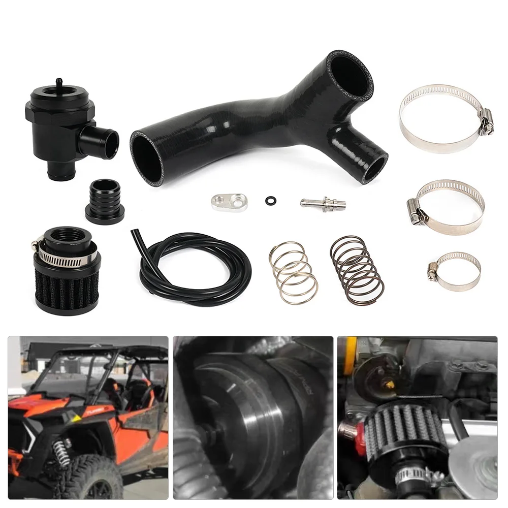 Auto Pressure Relief Valve Retrofit for Can-Am Maverick X3 R ATV Pressure Relief Valve Silicone Tube Sleeve