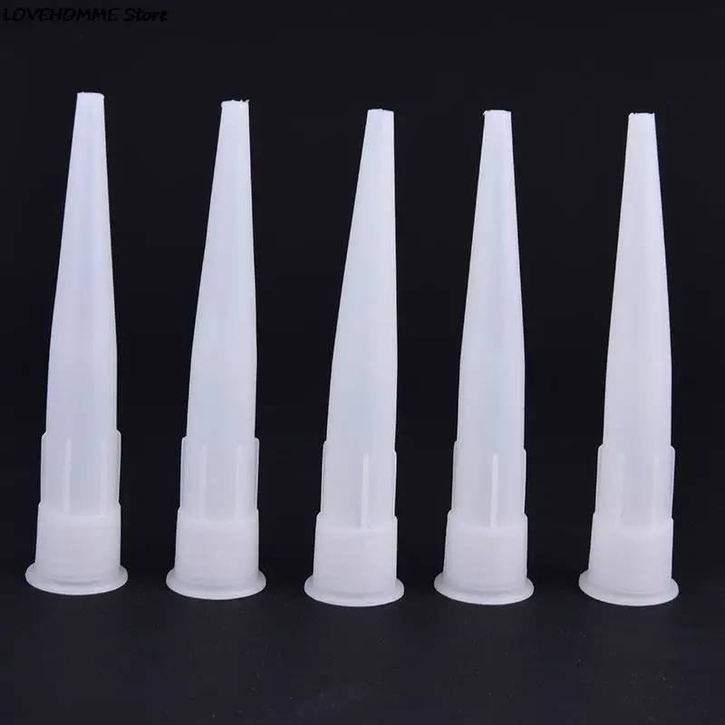 

20pcs Universal Caulking Gun Nozzles Plastic Glass Glue Nozzles Sealant Silicone Caulking Tips Mouth Home Construction Tools