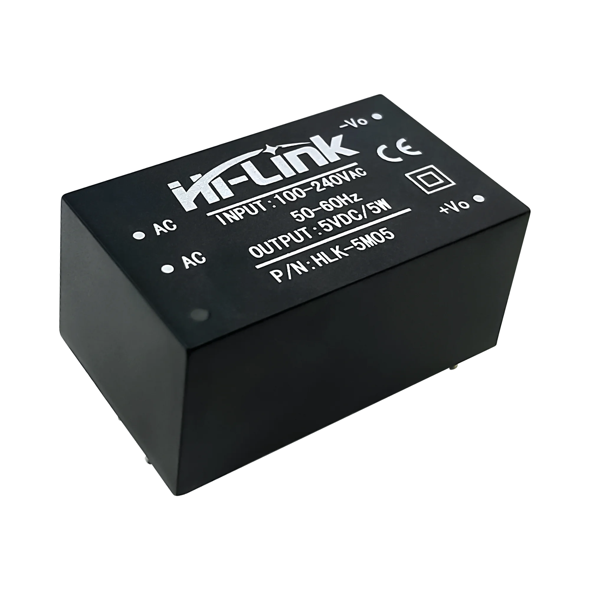 Hi-Link Free Shipping 2pcs HLK-5M05 220V 5V AC DC Isolated Switching Power Module Supply High Efficiency Smart Home