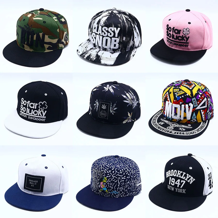 Fashion Baseball Caps For Men Women Adjustable Embroidered Letters Hip Hop Caps Sun Hat Unisex Snapback Hat Cap Gorra Wholesale