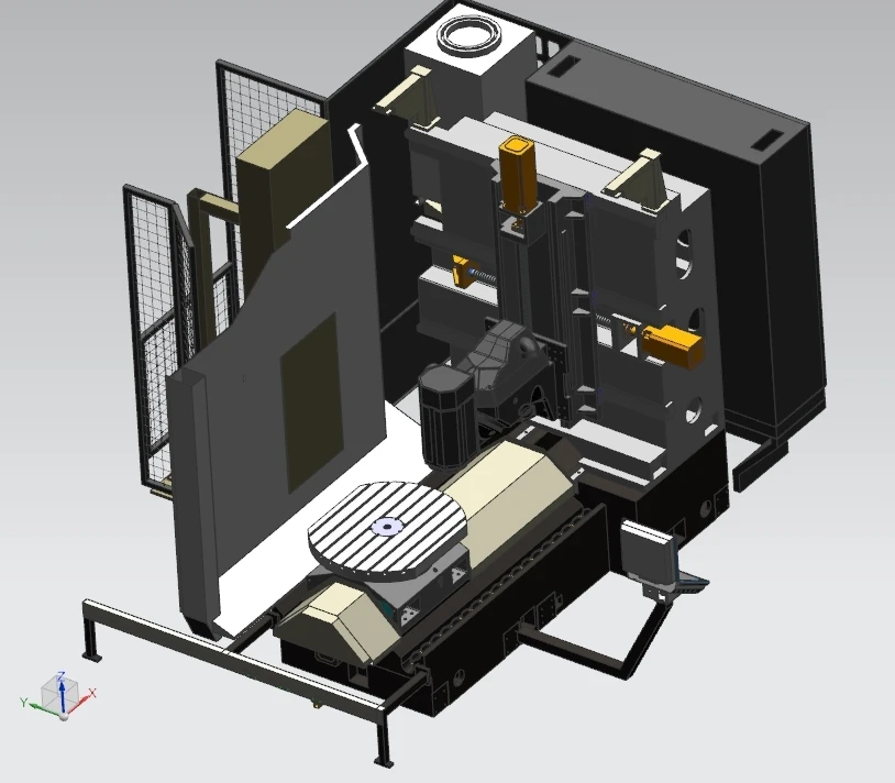 DAHUIMT-Centro de hinchado Horizontal, 60C DVW, alta velocidad, Torna CNC, Vertical, 5 ejes, Milg Hine