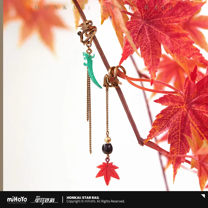 

Dan Heng Ear Clip MiHoYo Official Original Honkai Star Rail DanHeng Theme Impression Series Necklace Doujin Cosplay Decorations