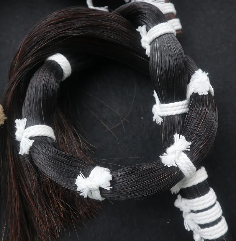 250g Mongolian Horse Tail Hairs Cello/Viola/Violin Bow Hair Horsehair Horsetail White Brown Gray Black 82-84cm