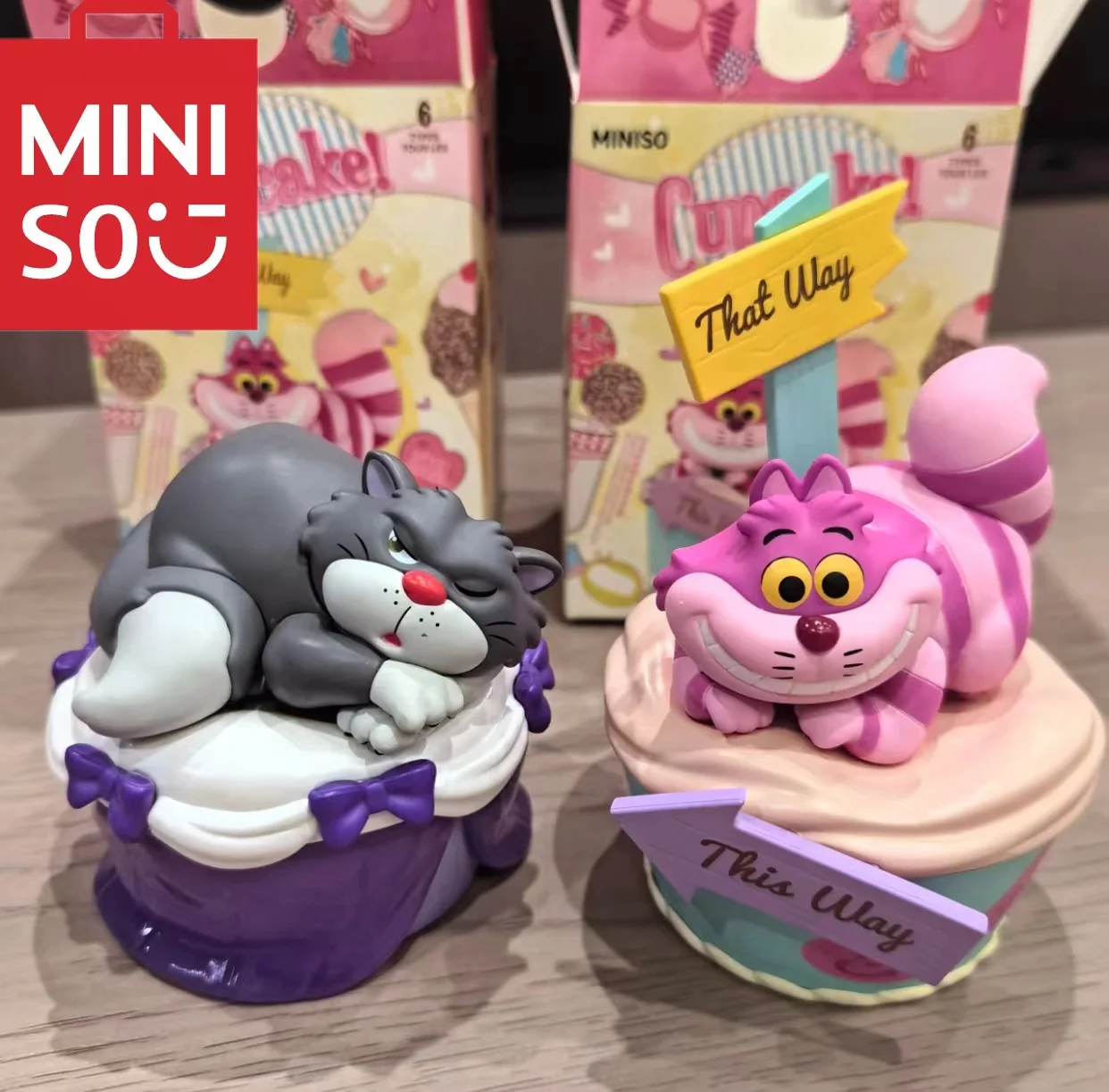 

Miniso Disney друзья кекс кавайная кукла модель Люцифер мари кот Дамбо Понго детский день рождения Искусственный подарок анимация