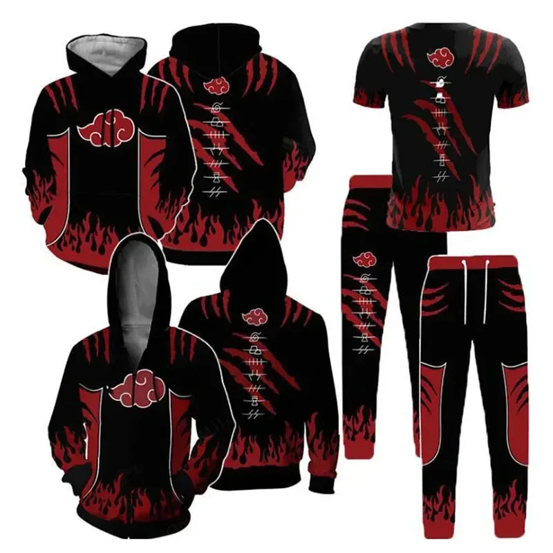 Anime Costumes Jackets Men Hoodies Sweatshirts Clothes Uzumaki Haruno Sakura Hat Clothing Tops x;3,v'6.f;9,
