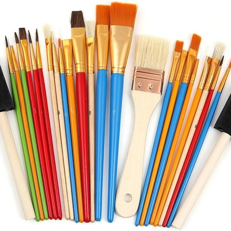 

Oil Painting Brush Set, 25 Pieces Watercolor Watercolor Watercolor Acrylic Brush Board, Painting Set