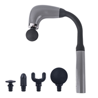 LESEN Handle Fascia Gun Relax Muscles Long Battery Life Smart Chip Quiet 9 Speed/9 Mode Operation 4 Professional Massage Head