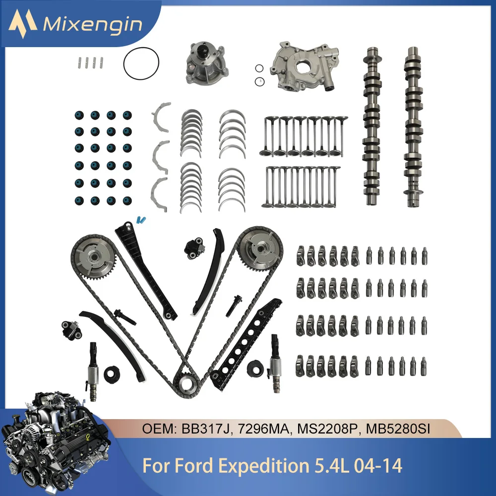 

Детали двигателя, комплект коромысла распределительного вала насоса ГРМ, подходит для газа 5.4L V8 для Ford Expedition 5.4L 04-14 BB317J 7296MA MS2208P