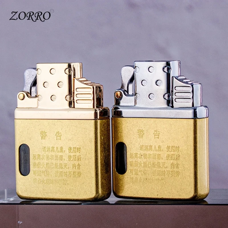 Zorro Original Butangas-Einsatz-Bewegungszubehör Ersatz-Innenfutter Winddicht Einzel- und Doppelstrahl Transparent Sichtbares Gas – Detail 7