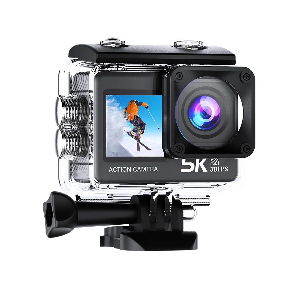 5K Action Camera HD 4K 60fps Anti-shake WiFi Touch Dual Screens 2.0\