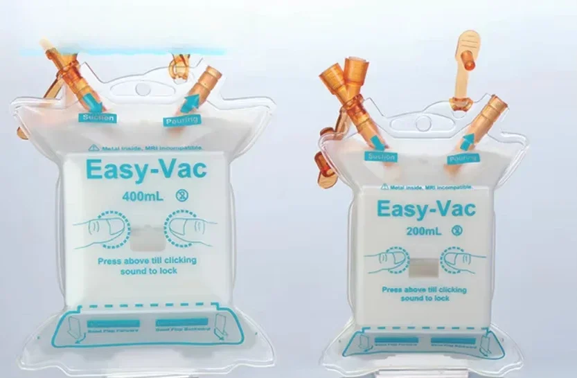 Highest Quality Closed Wound Suction Drainage System Easy-Vac Suction Reservoir