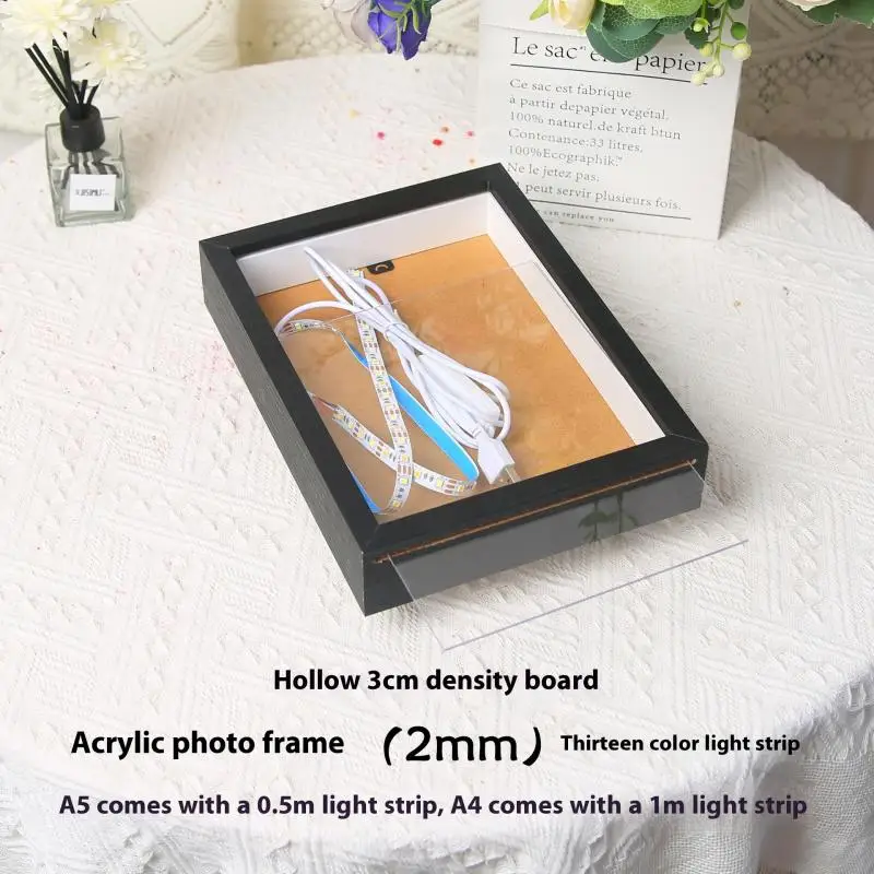 LED Photo Frame Acrylic Lightbox for Home Decor