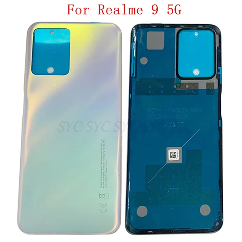 

Rear Door Battery Cover Case Housing For Realme 9 5G Back Cover with Logo Repair Parts