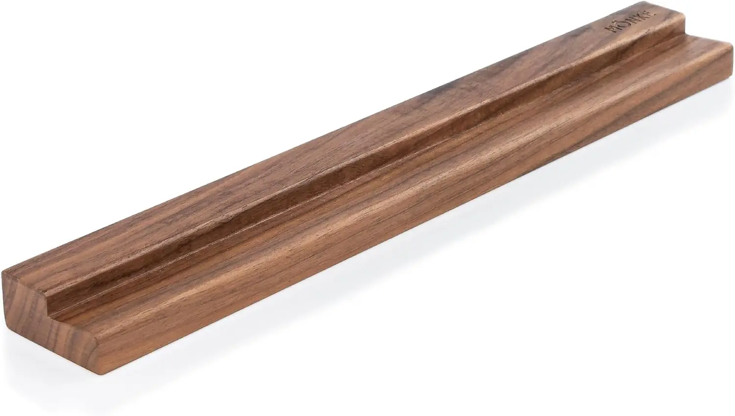 

Solid Walnut Vinyl Record Shelf - Display Ledge for Now Playing & Favorite Albums, Fits All Records
