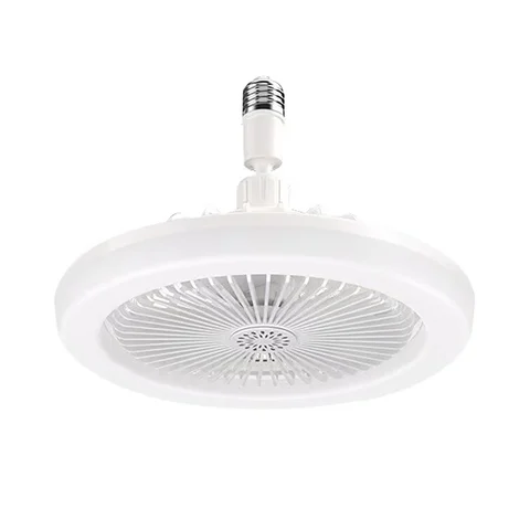 Rotatable 3in1 Ceiling Fan with Remote Control Lighting Lamp E27 Converter Base Lighting Base Bedroom Living Room Miflame