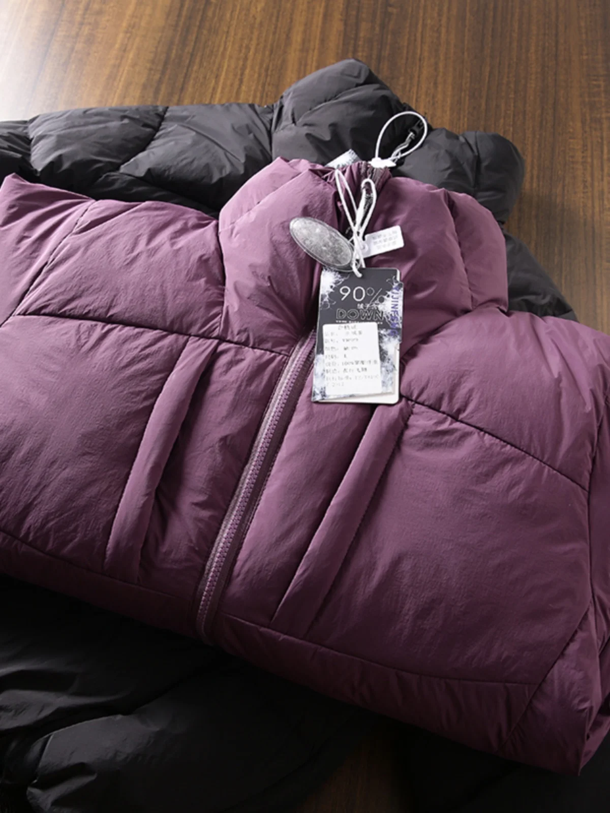 

Highly Fluffy 90 Du down Jaet Thiened Autumn Winter Men's Stand Collar Bread Sle Puffer Coat for Couples Faionable ...