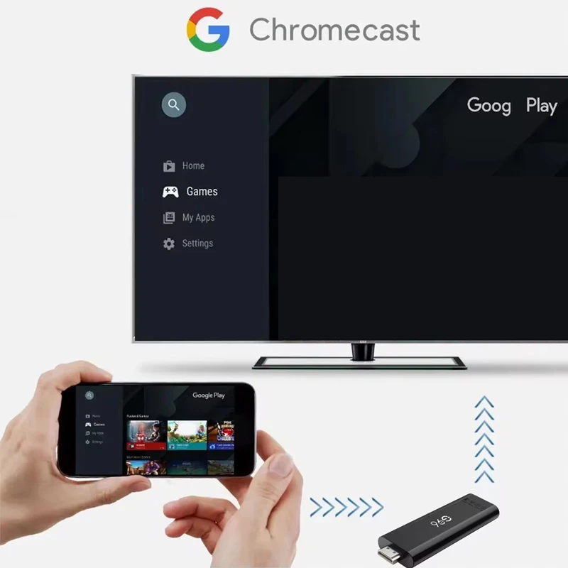 G96 ATV TV Stick Android 13.0 HD 8K 4K HDR10 Smart TV Stick Sprachassistent 2GB 16GB BT5.8 Allwinner H313 Quad Core IPTV