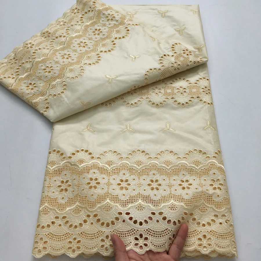 

Swiss Voile Lace Fabric 2025 Newest Design Dubai African Nigeria Lace Fabric With Stones For Women Wedding Dresses Sewing A4271