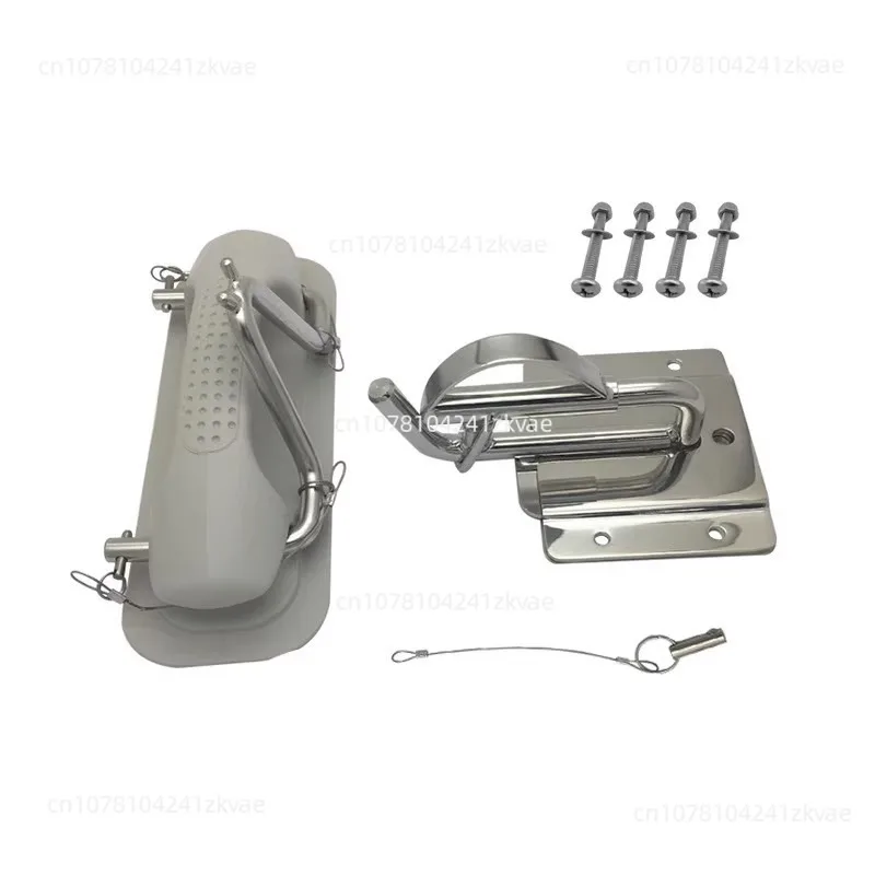 New Stainless Steel Davit Set Marine Mooring Bracket Kit Boat Davit Ship Mooring Tool Accessories