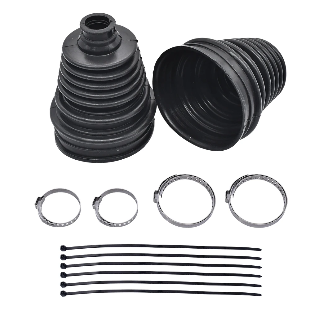 Universal CV Boot Kit Constant Velocity Joint Dust Cover Set For Vehicle Drive Shaft Repair Long Lasting Wear Protection