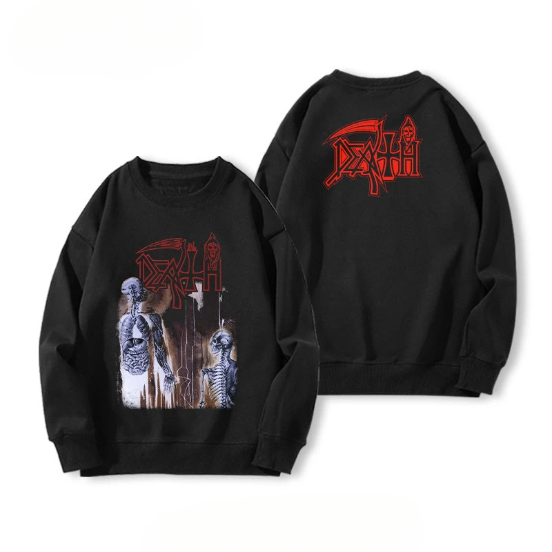 Sudadera con Capucha de la Banda de Death Metal Y2k DEATH Leprosy para Hombre y Mujer, Otoño/Invierno, Estilo Rock Americano, Tendencia Top