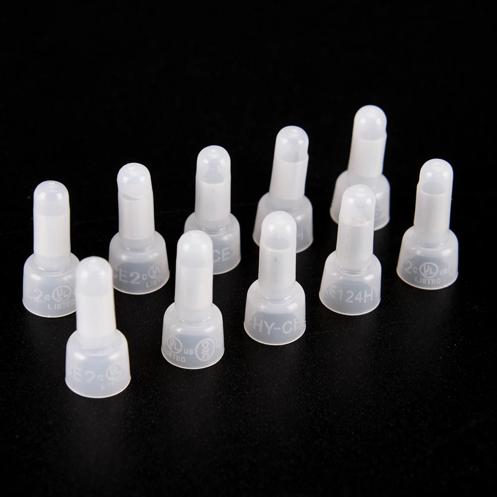 1000pcs Closed End Crimp Caps Electrical Wire Cable Terminals Connectors Set AWG : 22 - 14 300V
