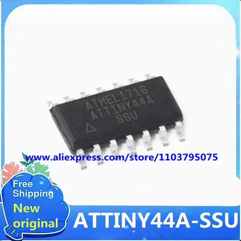 

20-100 шт. ATTINY44A-SSU TINY44A-U ATTINY44 SOP-14 IC 100% новая и оригинальная в наличии!