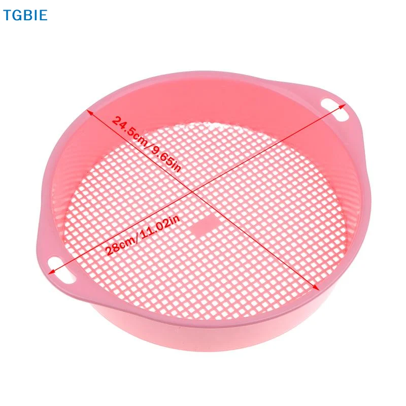 Garden Square Hole Soil Sieve Sifter Round Sifting Strainer Sand Screen Filter Compost Home Gardening Filter Soil And Stone Tool