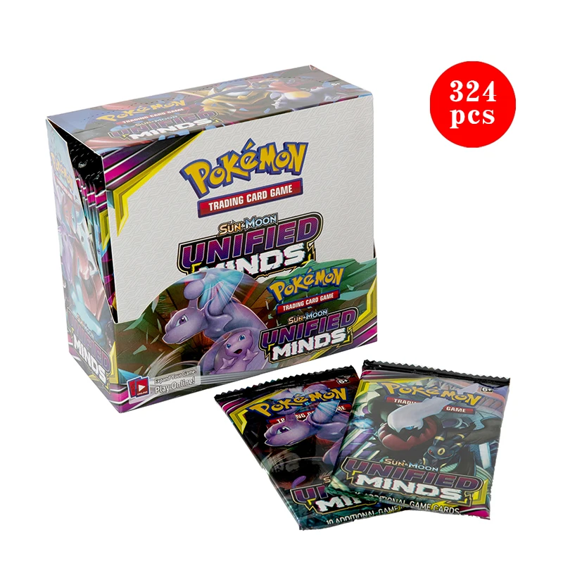 324 Pcs/Set Pokemon paper Card Evolutions Additional Game Cards Trading Play Toys Battle Styles Darkness Ablaze Children Gifts