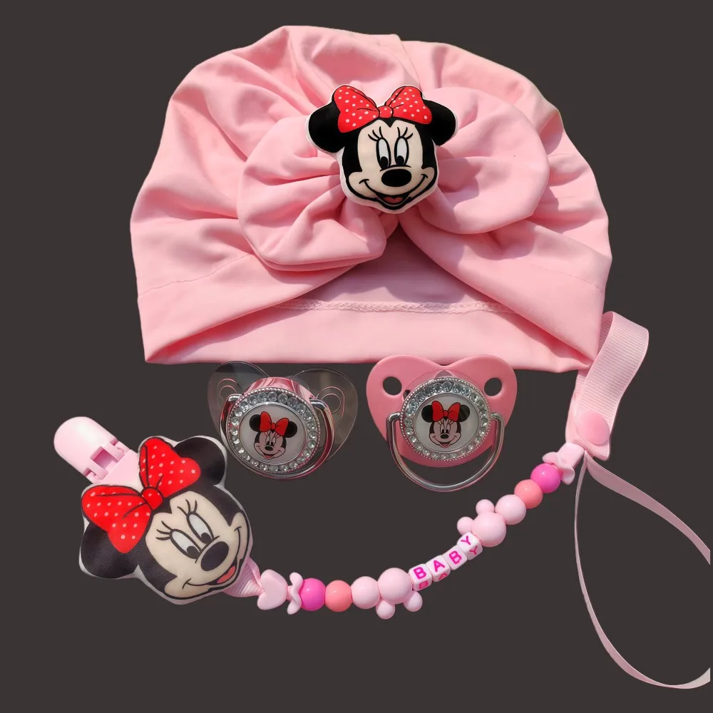 set-da-4-pezzi-set-di-catenelle-per-ciucci-lenitivi-per-neonati-simpatici-ciucci-da-masticare-per-neonati-bavaglino-per-neonati-e-cappellino-per-neonati-lussuoso-regalo-per-il-bagnetto