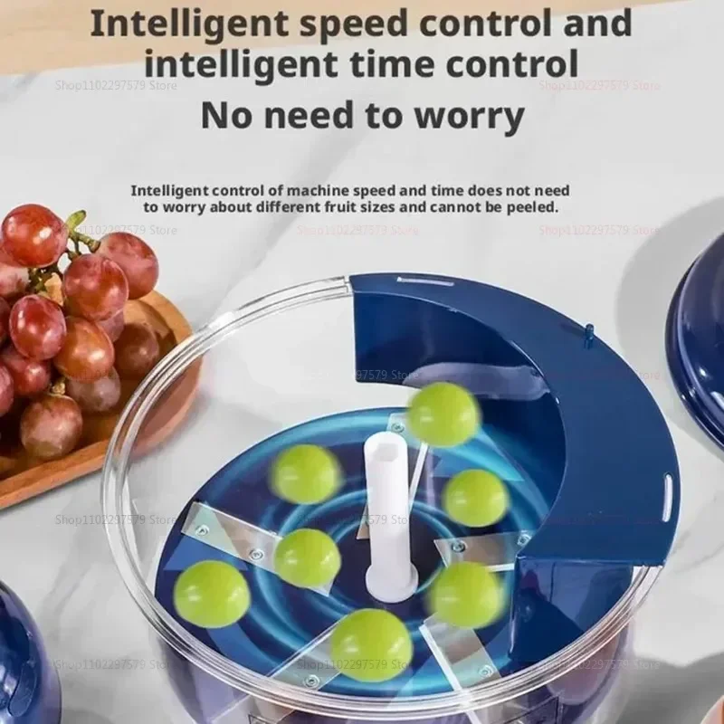 2025 آلة تقشير العنب الكهربائية اكسسوارات المطبخ الفاكهة التجارية مقشرة الثوم قابلة للشحن أدوات المطبخ الفاكهة والمطبخ