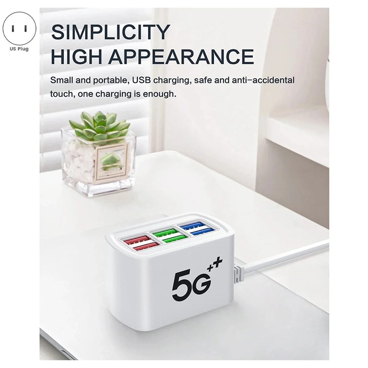 

Розничная торговля! USB-полоса питания, адаптер для зарядного устройства для телефона, многопортовая розетка, настенное зарядное устройство для Iphone Xiaomi, разъем-концентратор, разветвитель US-PLUG