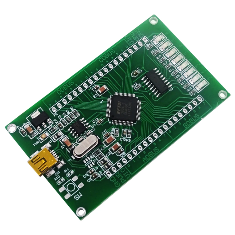 لوحة تطوير FT2232HL جديدة FT2232H منفذ USB يدعم متوافق مع FIFO/SPI/I2C/JTA/RS232 OpenOCD #4
