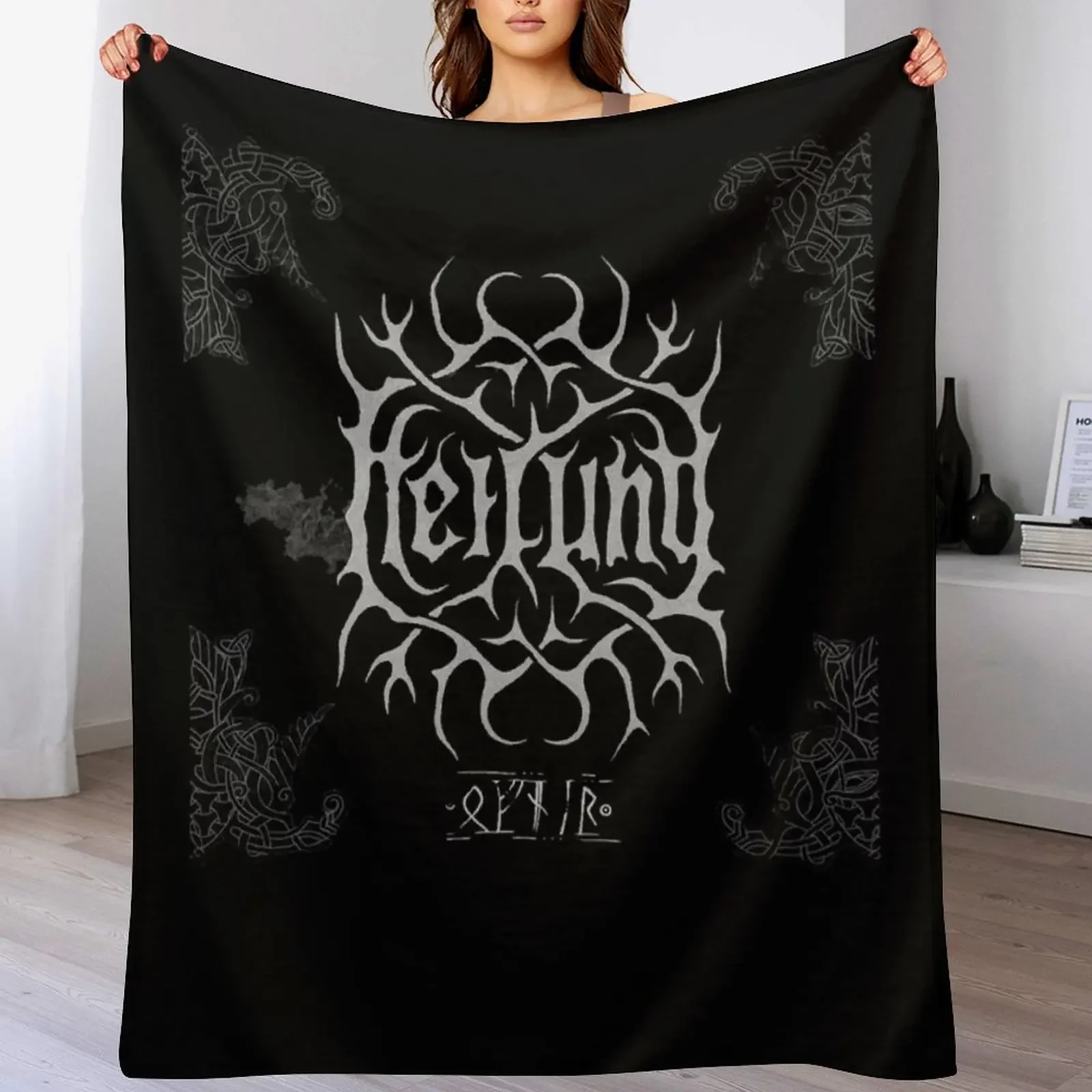 

best logo of heilung band Throw Blanket For Baby Summer Single Luxury Throw Blankets