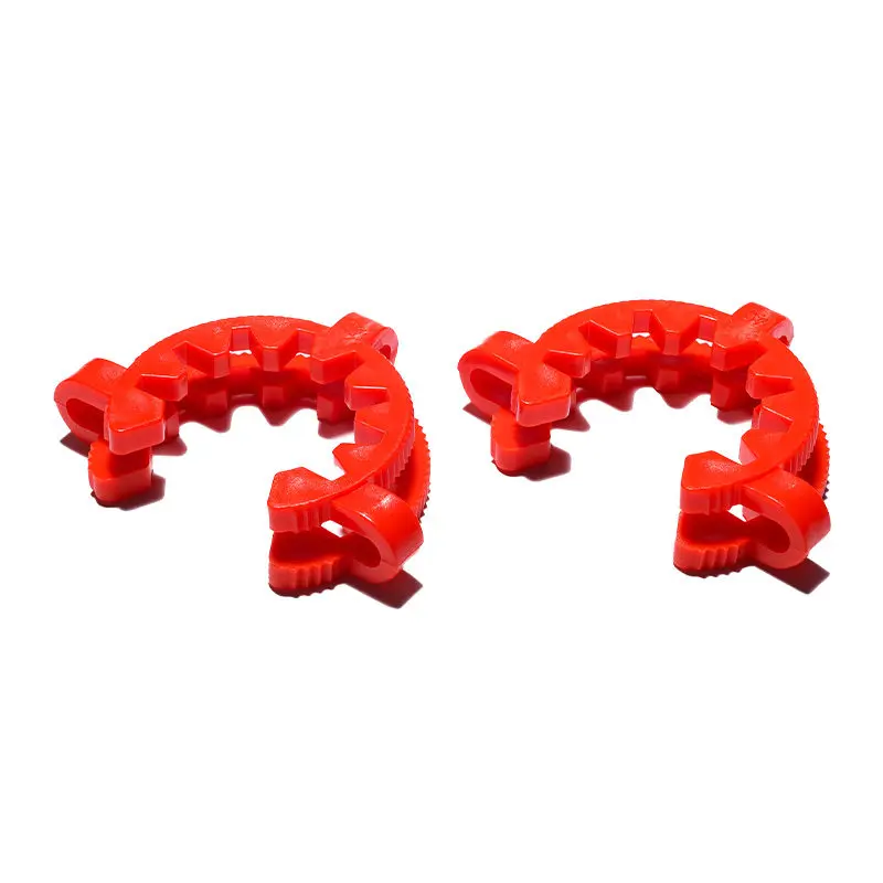 Lab Plastic 9 pcs Keck Clamp10/12/14/19/24/29/34/40/45mm for Glass Standard Conical Interface Clip Ground Glass Joint