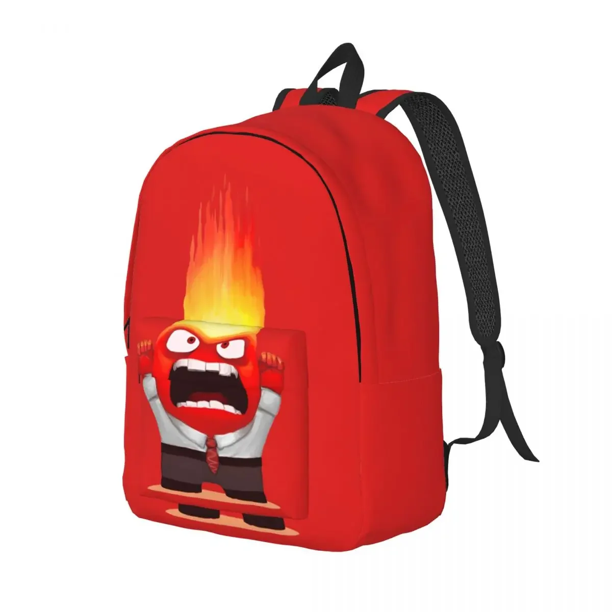 Anger Emotion Inside Out 2 Backpack Middle High College School Student Cartoon Film Bookbag Teens Daypack Hiking