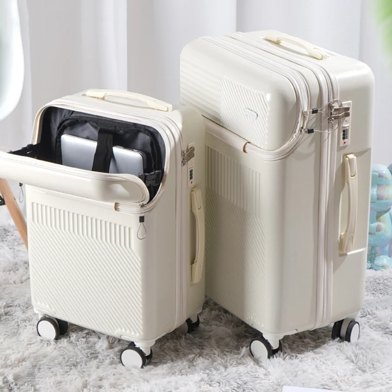 Luggage Multifunctional front Open lid pull bar box Boarding box Male Combination box Female 20/28 "travel case bag