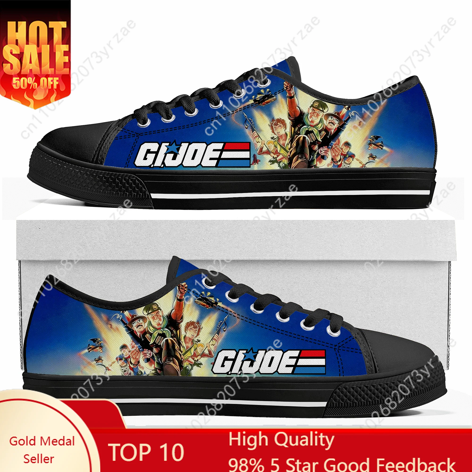 

Г.И. Кеды Joe Low Top Flats унисекс для мужчин, женщин и подростков, холщовые, высококачественные, модные, повседневные, спортивные, на заказ