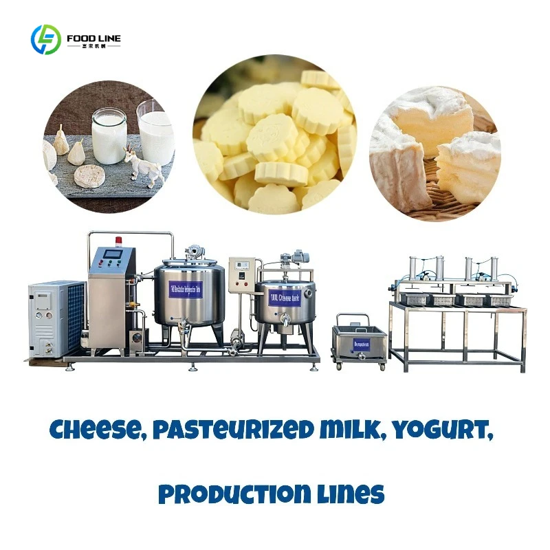 Automatic Dairy Processing Line Pasteurized Milk Production for Milk and Yogurt FL Customized