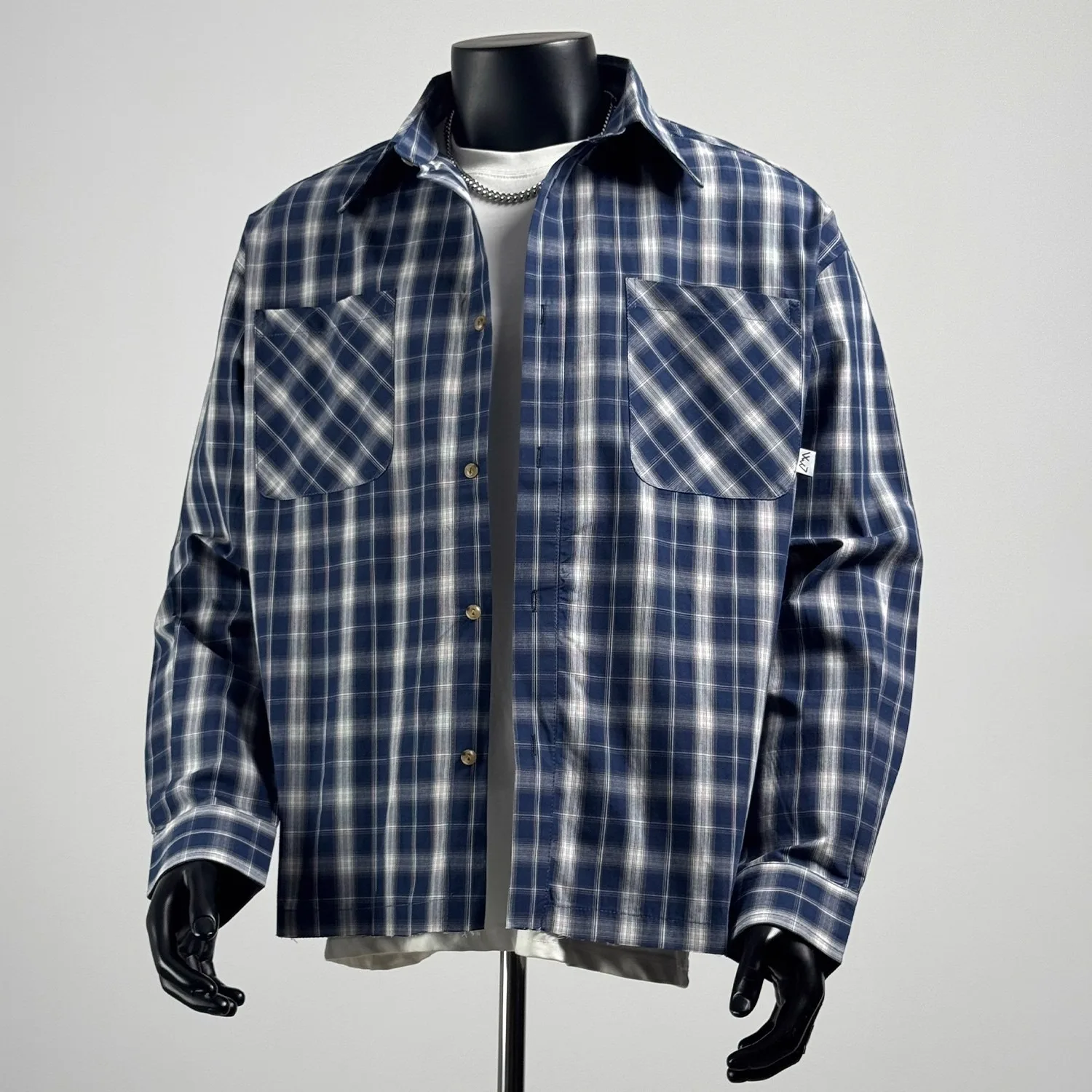 

Loose Fit Plaid irt Men's Casual Long Sve Cotton Flared Autumn Winter Large Size Faion Outerwear Ci Walk