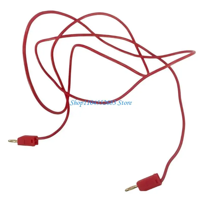 

Y6GD Layer 2mm Banana Plugs Test Leads 10amp 600V Rate Gold Plate Brass Connector Strong Insulation For Laboratory