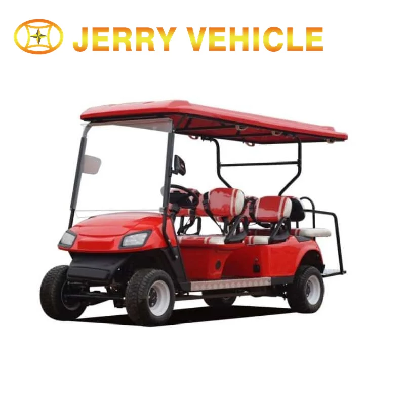 Hot Selling 48V Customized 4 Seater Side by Side 4*4 UTV Electric Golf Buggy Cart with Legal Lithium Battery