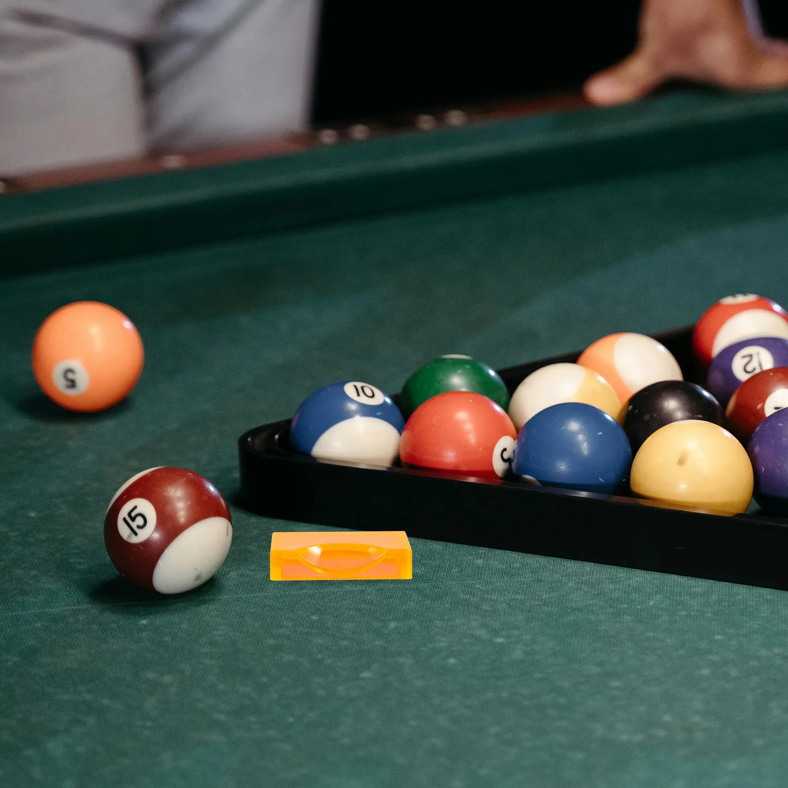 Snooker Ball Position Marker Plastic Locator Daily Use Ball Holder Mini Snooker Billiard Accessory Indoor Table